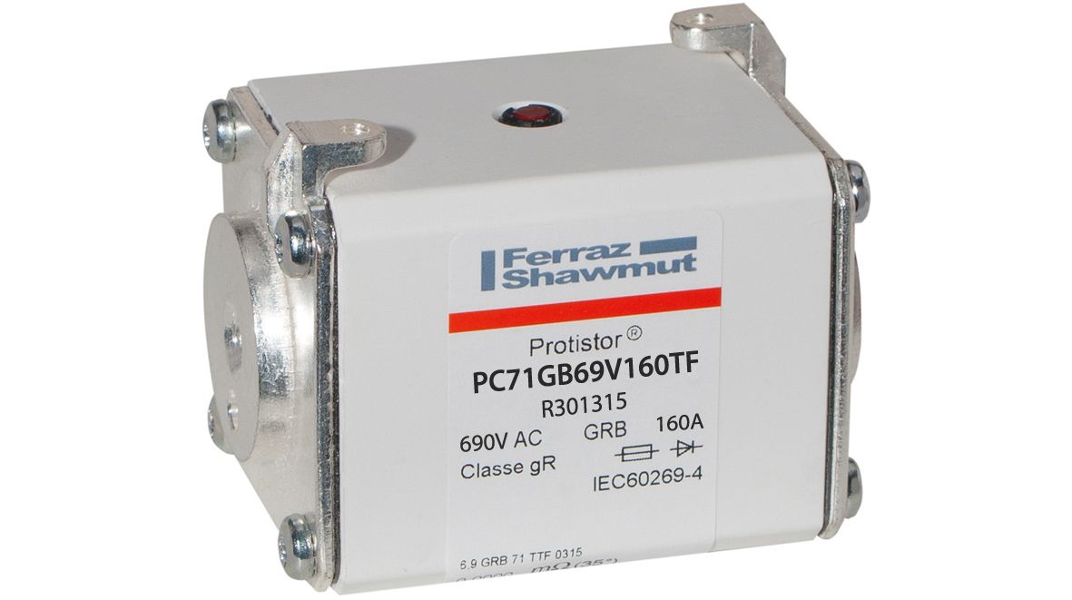 R301315 - Protistor SB fuse-link gR, 690VAC, size 71, 160A, TTF threaded terminals